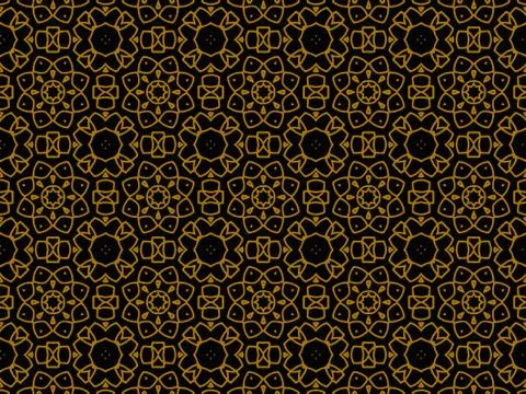 Pattern Gold Stock Illustration