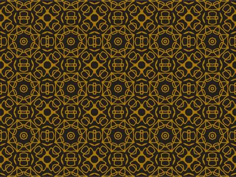 Pattern Gold Stock Illustration