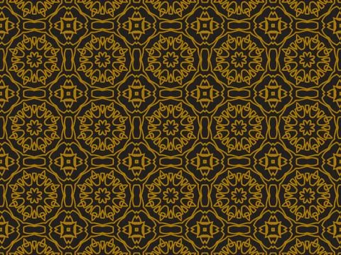 Pattern Gold Stock Illustration