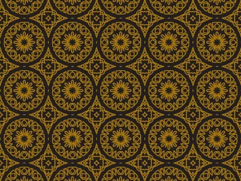 Pattern Gold Stock Illustration