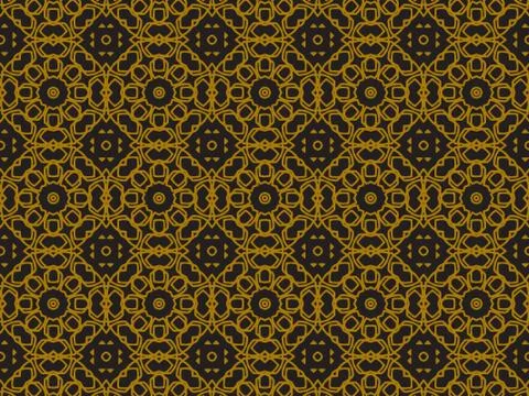 Pattern Gold Stock Illustration