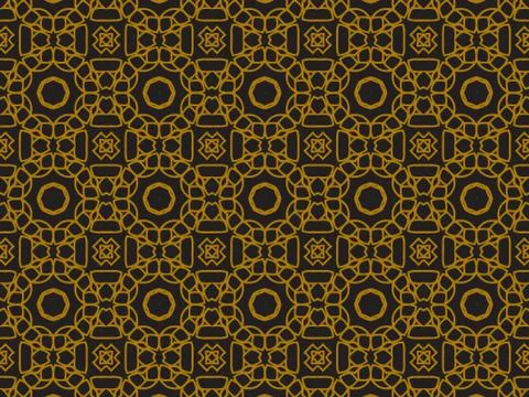 Pattern Gold Stock Illustration