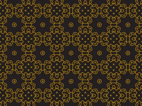 Pattern Gold Stock Illustration