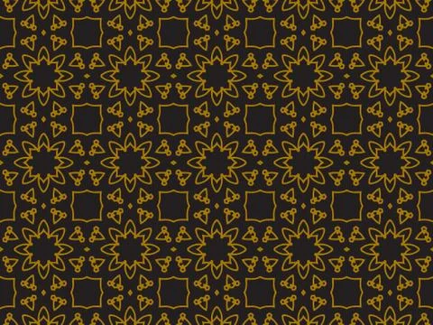 Pattern Gold Illustrazione stock
