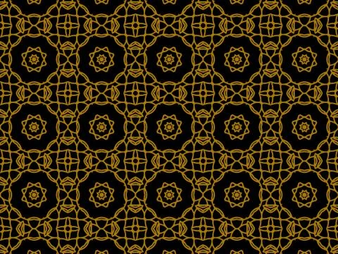 Pattern Gold Illustrazione stock