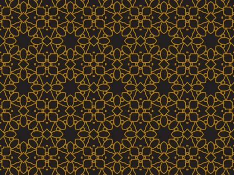 Pattern Gold Stock Illustration