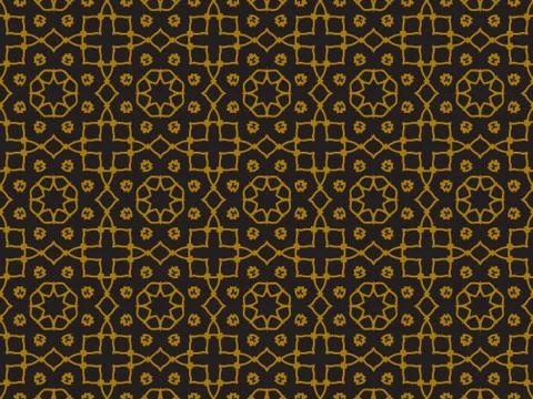 Pattern Gold Stock Illustration