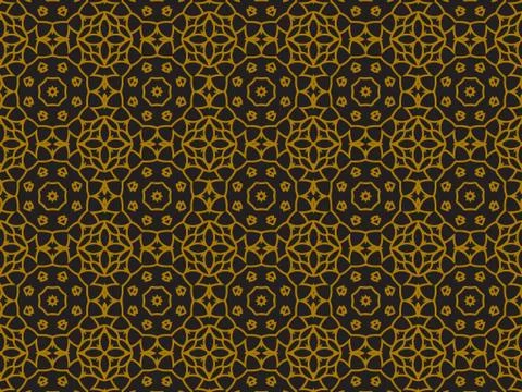 Pattern Gold Illustrazione stock