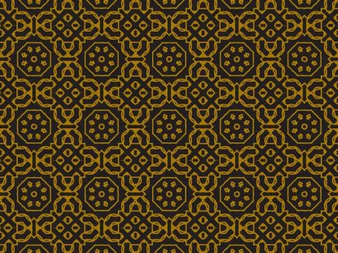 Pattern Gold Stock Illustration