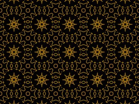 Pattern Gold Stock Illustration