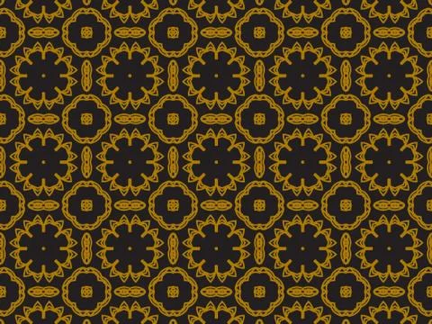 Pattern Gold Stock Illustration