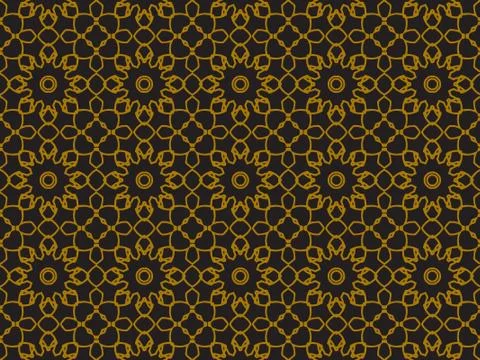 Pattern Gold Illustrazione stock