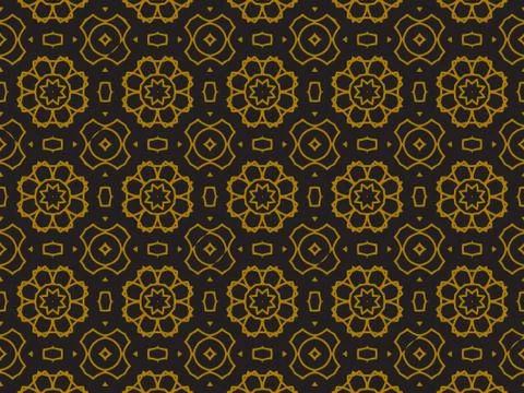 Pattern Gold Stock Illustration