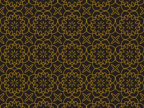 Pattern Gold Stock Illustration