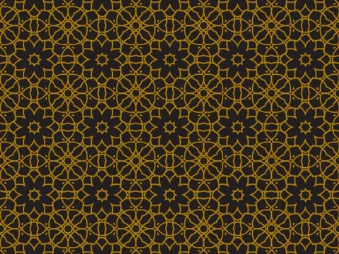 Pattern Gold Stock Illustration