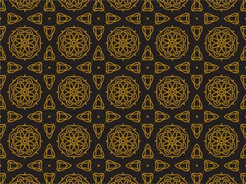 Pattern Gold Stock Illustration