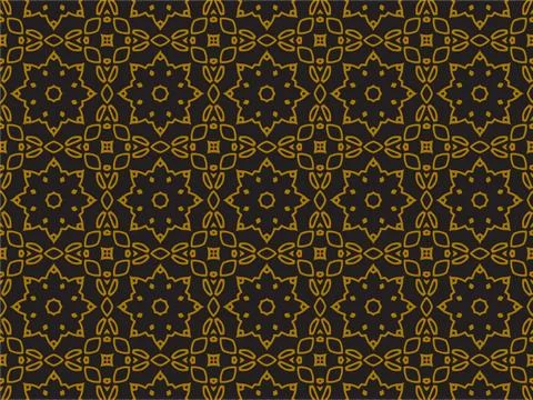 Pattern Gold Stock Illustration