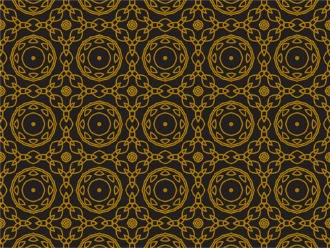 Pattern Gold Illustrazione stock