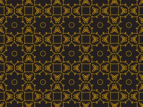 Pattern Gold Stock Illustration