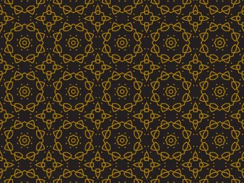 Pattern Gold Stock Illustration