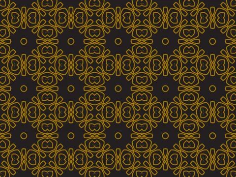 Pattern Gold Stock Illustration