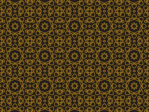 Pattern Gold Stock Illustration