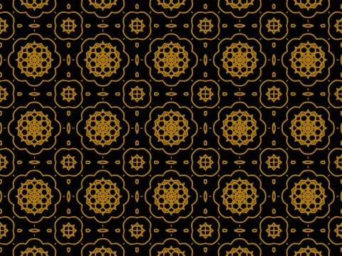 Pattern Gold Stock Illustration