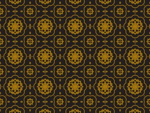 Pattern Gold Illustrazione stock