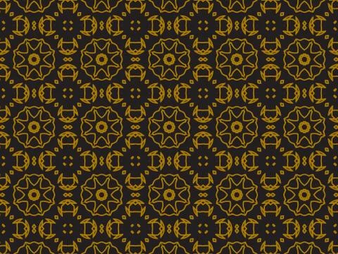 Pattern Gold Stock Illustration