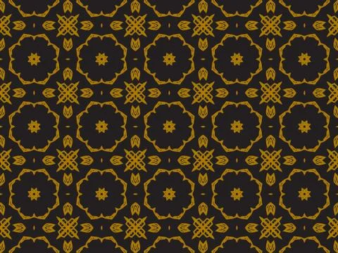 Pattern Gold Stock Illustration