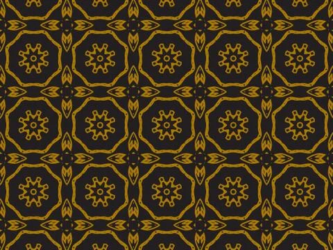 Pattern Gold Illustrazione stock
