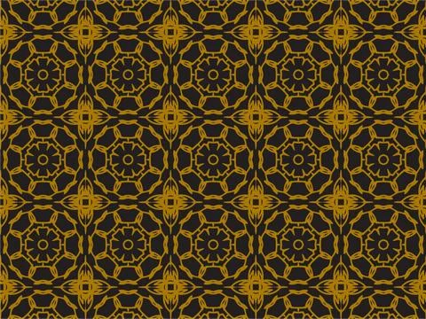 Pattern Gold Stock Illustration