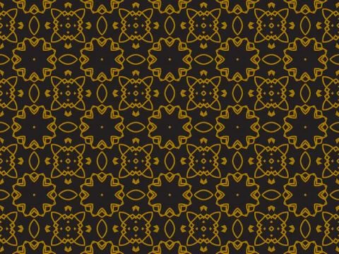 Pattern Gold Stock Illustration