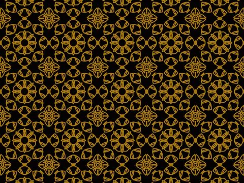 Pattern Gold Illustrazione stock