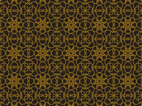 Pattern Gold Stock Illustration