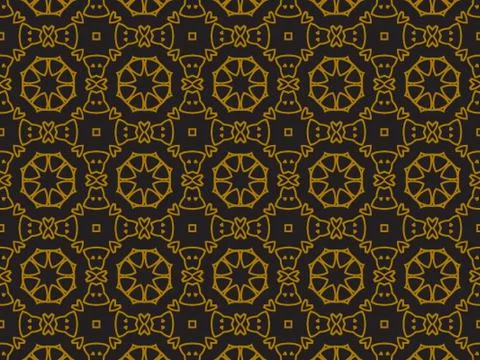 Pattern Gold Stock Illustration