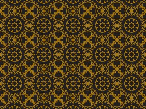 Pattern Gold Stock Illustration