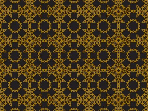 Pattern Gold Stock Illustration