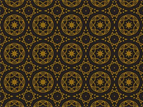 Pattern Gold Stock Illustration