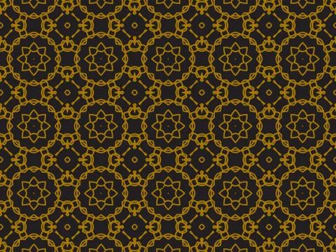 Pattern Gold Stock Illustration