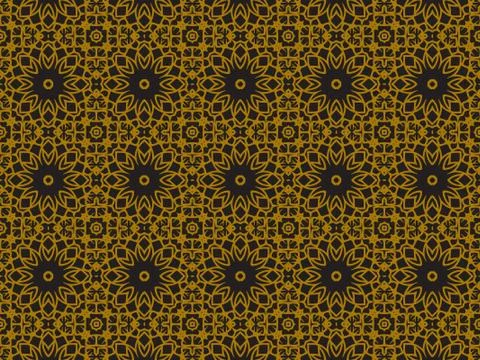 Pattern Gold Stock Illustration