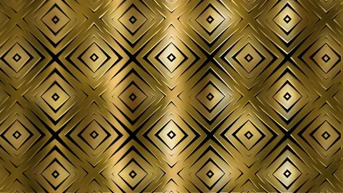 Pattern - Gold ornament. Abstraction. Fluctuation of a glittering canvas with a Video stock 152557009
