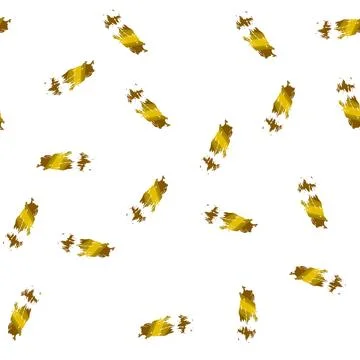 Pattern Gold paint brush stroke scratch effect 库存插图