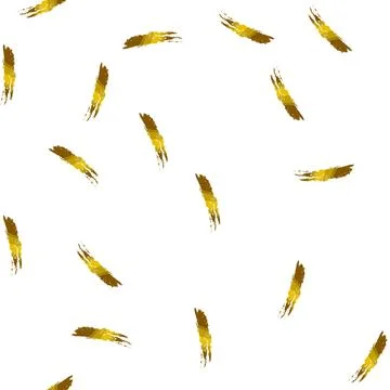 Pattern Gold scratch texture brush stroke design element Illustrazione stock