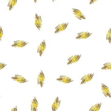 Pattern Gold scribble scratch effect brush stroke texture Stock Illustration
