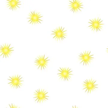 Pattern gold star cartoon vector Stockillustratie