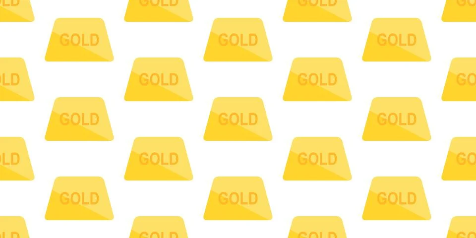 Pattern with Golden bars Stock Illustration