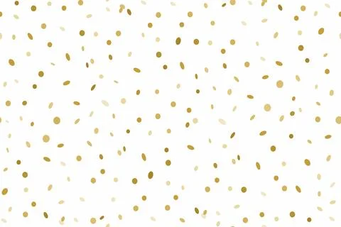 Pattern of Golden confetti Stock Illustration