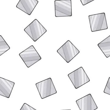 Pattern golden metal game button cartoon vector Stock Illustration