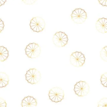 Pattern Golden sacred geometry creating abstract star shape pattern Stock Illustration